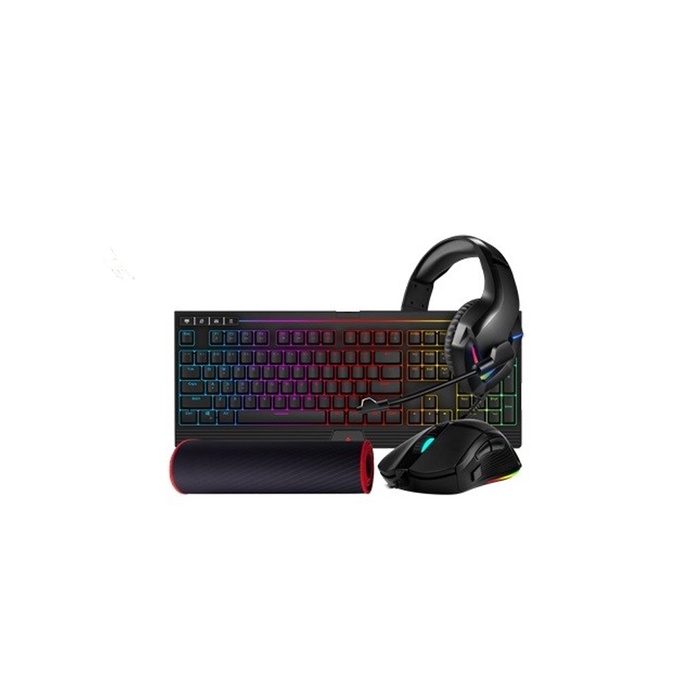 1STPLAYER Gaming DK9.0 Fire Dancing Kit (Gaming KB + MS + HS + MSPad)