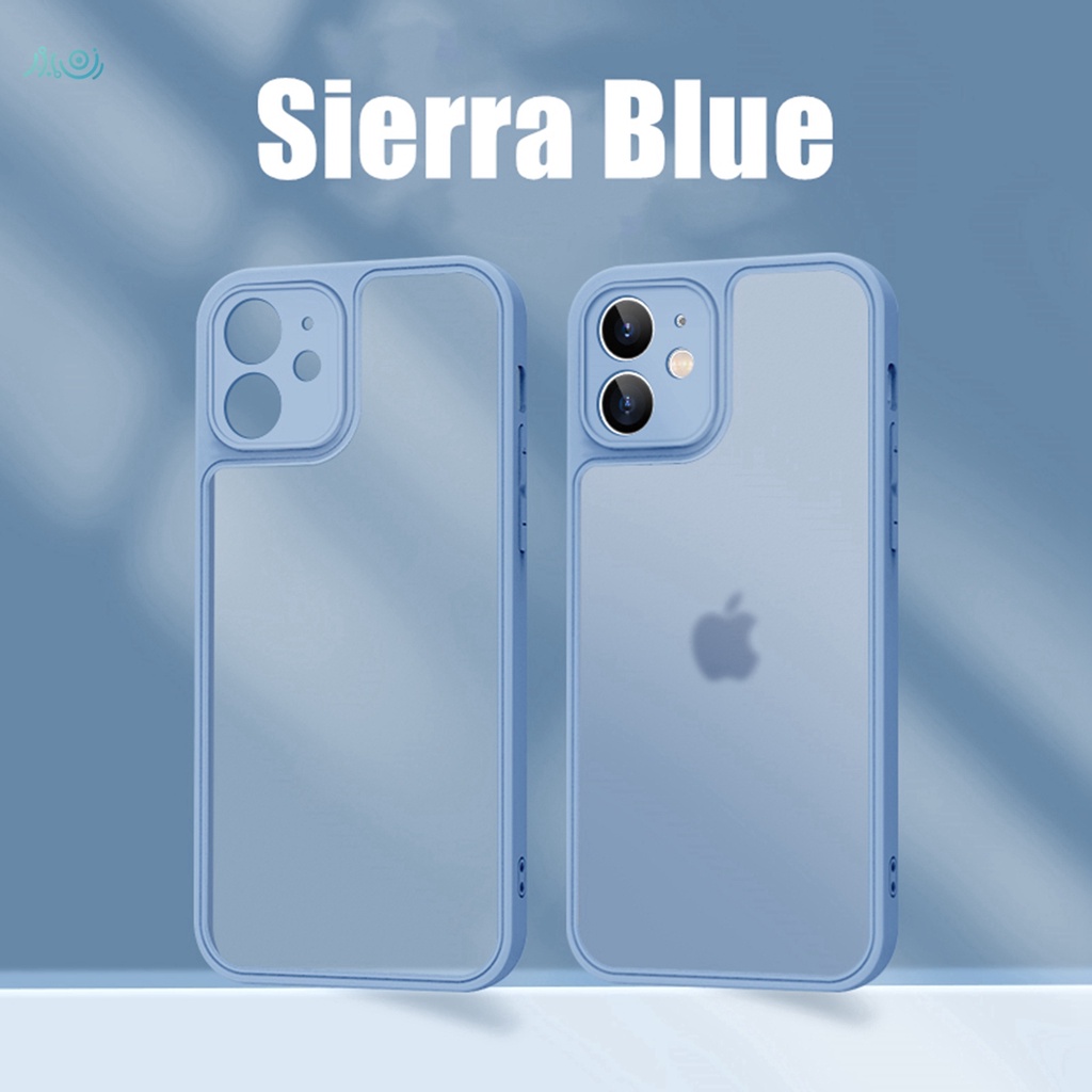 Soft Case Silikon Matte Transparan Ultra Tipis Anti Sidik Jari Shockproof Untuk Iphone 12 13 Pro Max 11 Pro Max Xs Max X