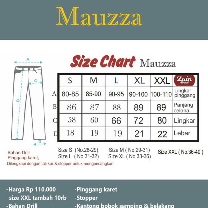 

[BISA COD] Sirwal Pensil - Bahan Drill