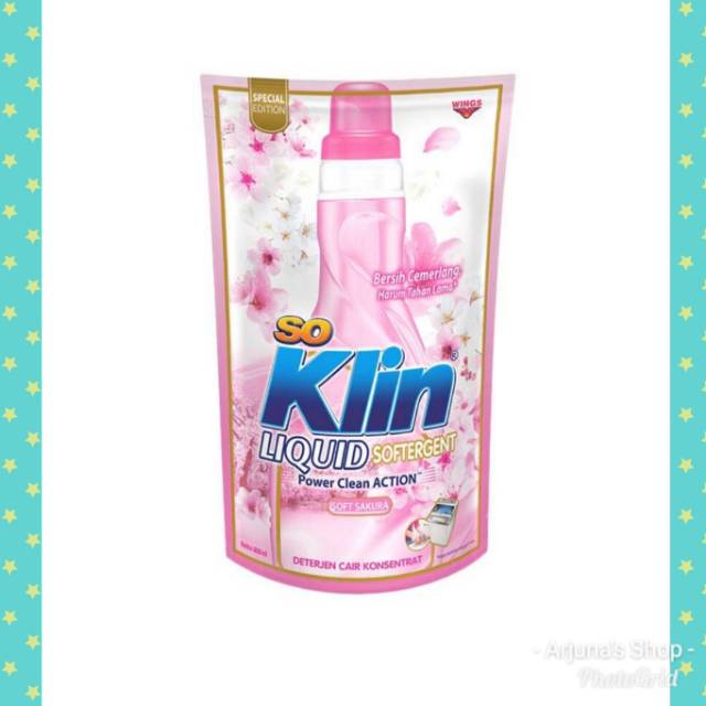 SO KLIN Deterjen Liquid Refill 720ml All Varian