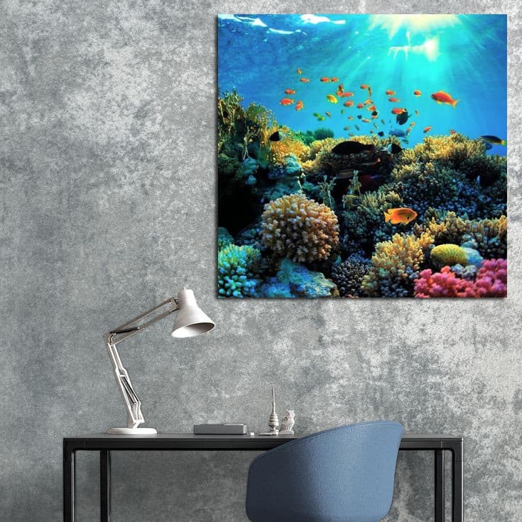Jual dekorasi Poster Hiasan dinding Walldecor pemandangan alam laut