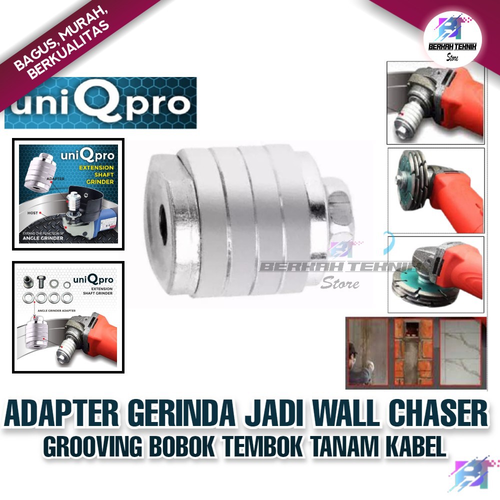 Adapter Gerinda Jadi Wall Chaser Grooving Bobok Tembok Tanam Kabel