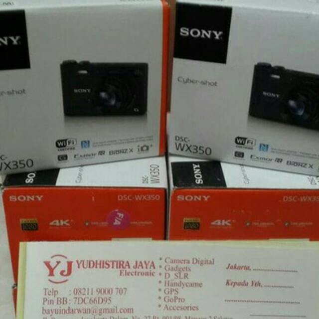 SONY CyberShot DSC-WX350 GARANSI RESMI SONY INDONESIA