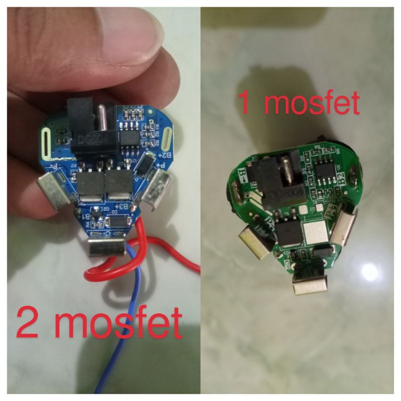 Sekar_Shop07 Bms Baterai Cordless 12V 2Mosfet