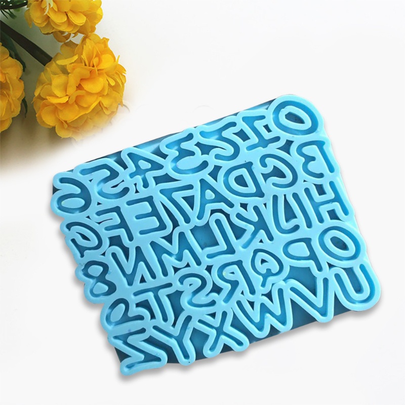 SIY  Alphabet Epoxy Resin Mold English Letters Number Pendant Casting Silicone Mould DIY Crafts Jewelry Making Tools