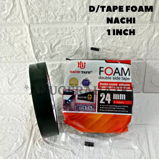 

Double Tape FOAM NACHI 1 inch (24 mm) x 5 M