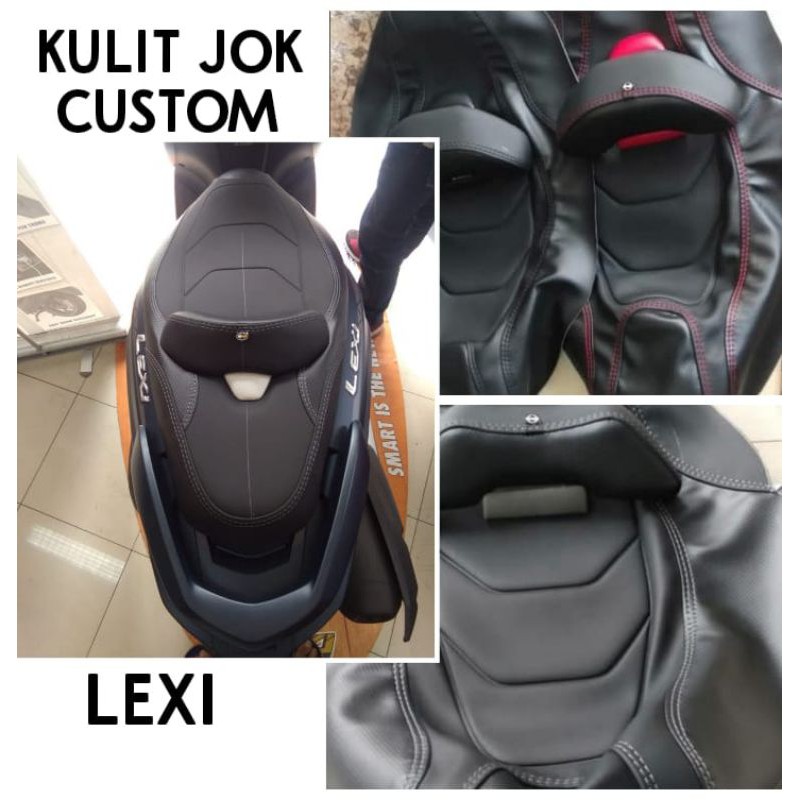 kulit jok custom LEXI.aksesoris motor