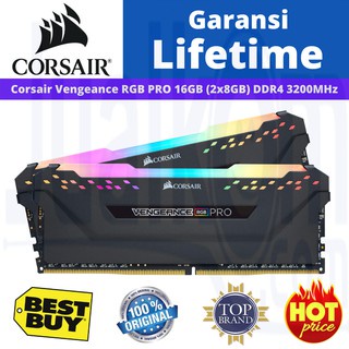 Ram Corsair DDR4 Vengeance RGB PRO 16GB (2x8GB) RAM 3200MHz CMW16GX4M2C3200C16