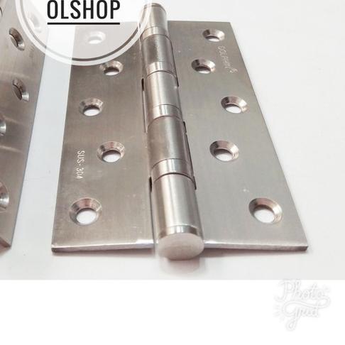 ⅍ Engsel Pintu Bahan Stainless 5" ✈