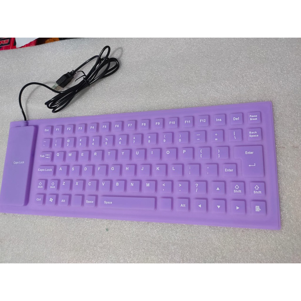 Keyboard Flexibel USB Gulung ANTI AIR