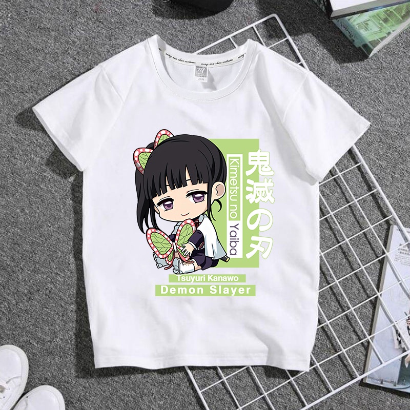 MYSTIQUE.ID-BAJU KAOS DEMON SLAYER  T-SHIRT LUCU DAN AESTHETIC