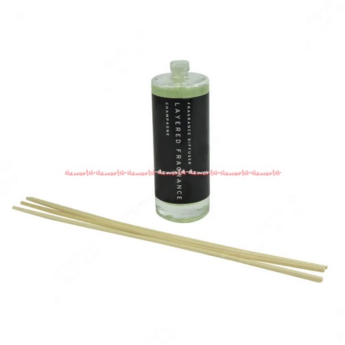 Layered Fragrance France Diffuser 200ml Difuser Stik Bambu Pewangi Ruangan Refleksi Bamboo Stick