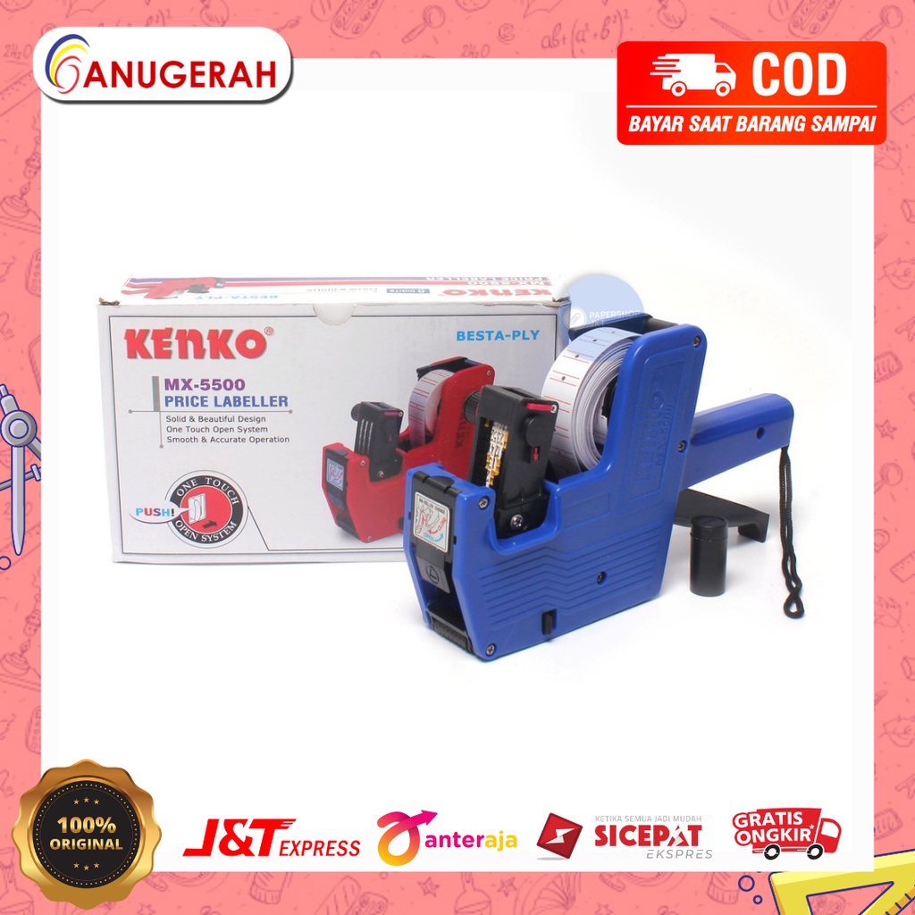 

KENKO MX-5500 MESIN LABEL HARGA 8 DIGIT