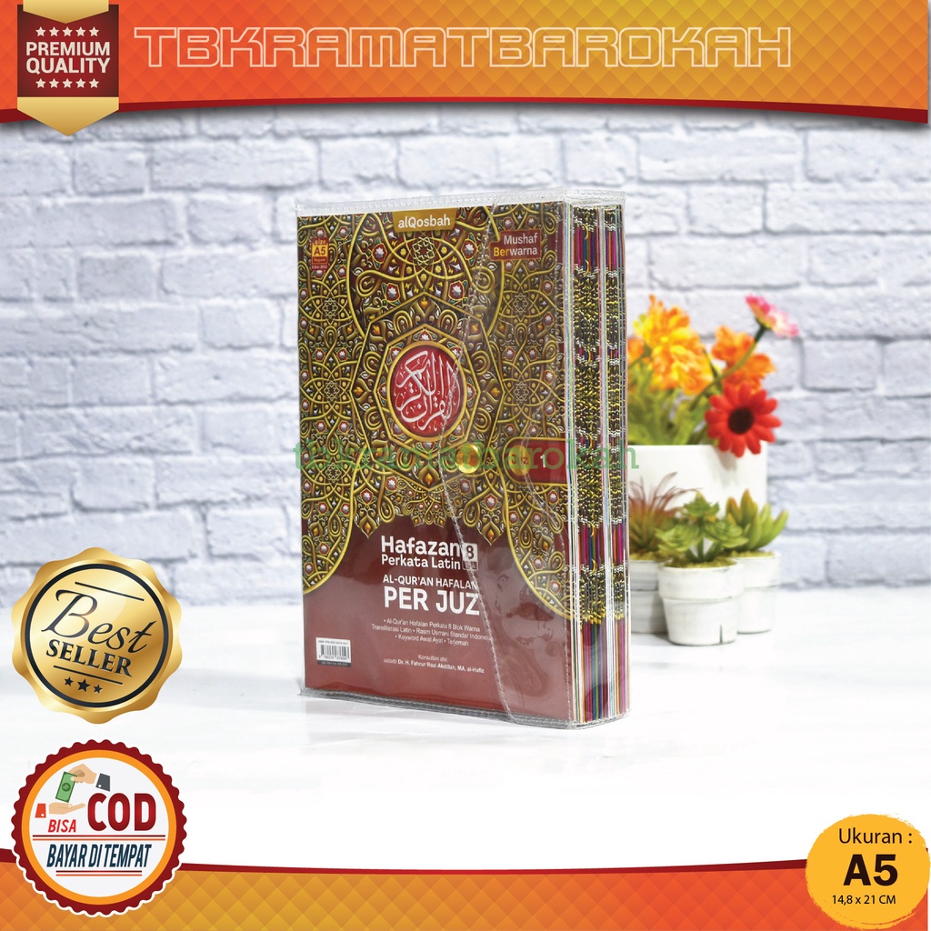 [ORIGINAL] Alquran Hafalan Mujazza Per Juz Hafazan Terjemah Latin Perkata A5 dan Al Quran Hafazan Pe