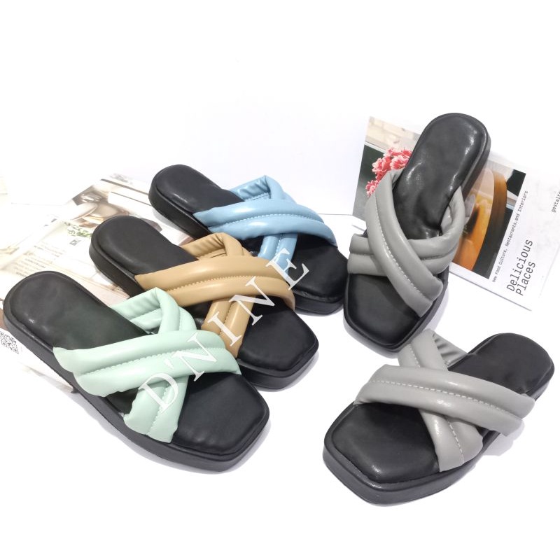 Joice Sandal flatporm empuk DY 01