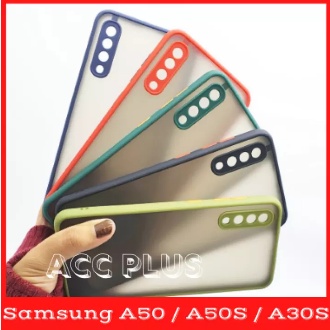 Casing Samsung A50 A50s A30s Dove Matte Transparan Slim Fuze Macaron My Choice Case