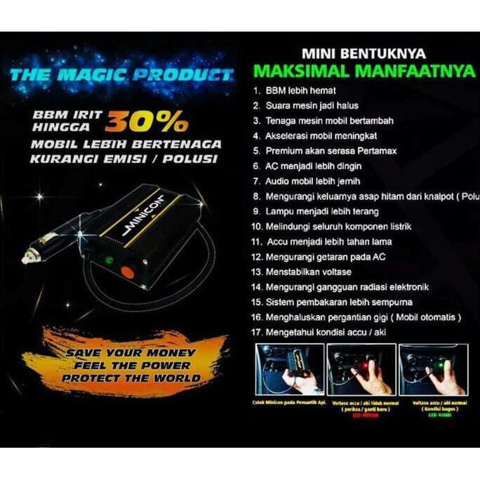 Kualitas Terbaik Magic Volt Stabilizer Mobil Mesin Jadi Ringan Penghemat BBM AC Dingin CUCI GUDANG