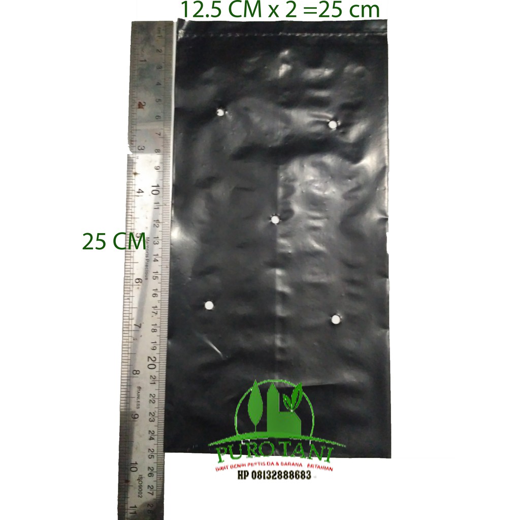 1KG Polybag Ukuran 25x25 CM Pot 25cmx25cm Polibek 25 x 25