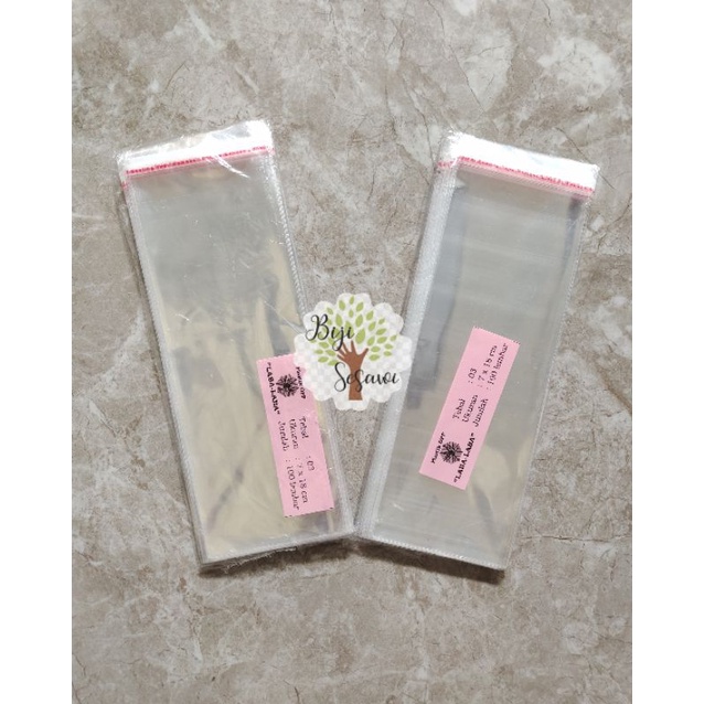 

Opp 7x18 lem dan 7x21,5 lem tebal 0.3 micron