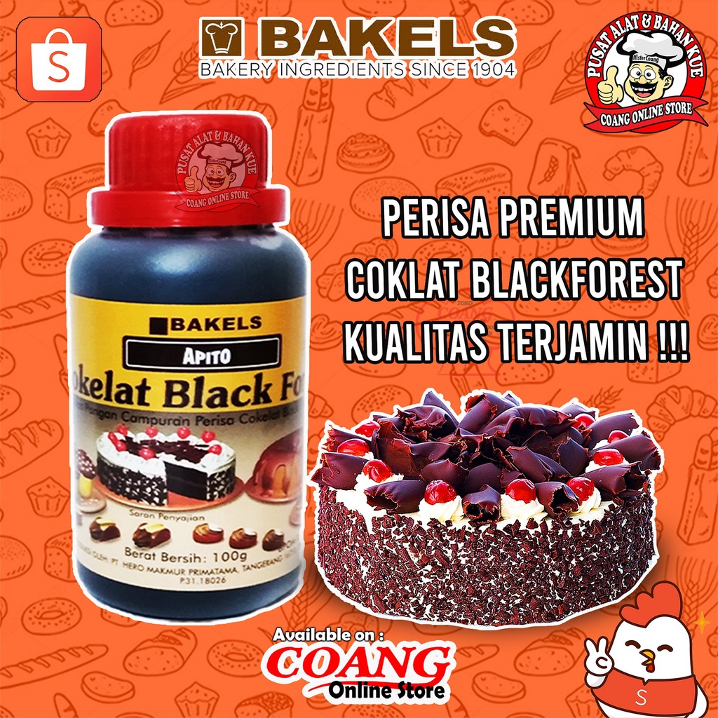 

BAKELS COKLAT BLACKFOREST 100 GR - PASTA PEWARNA DAN PERISA COKLAT - PERASA COKLAT TERBAIK