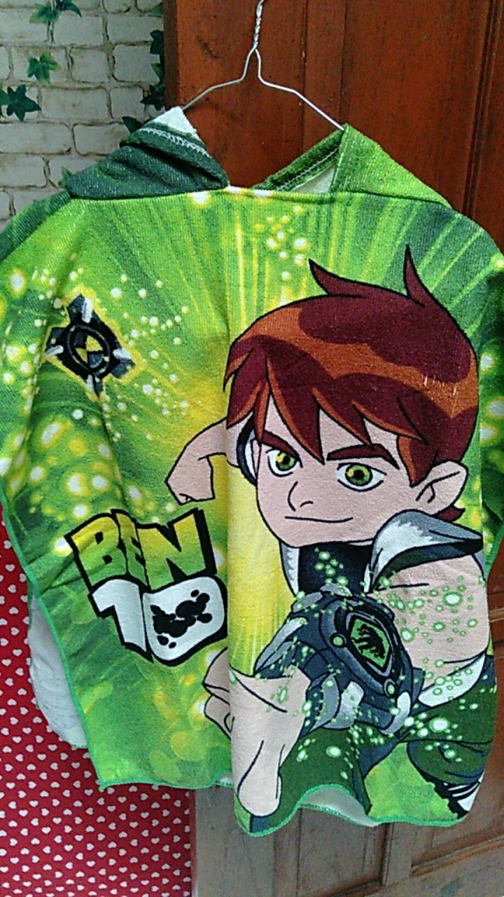 (laviennashop)ready Stok Bandung Handuk Poncho / Handuk Hoodie / Hoodie Towel / Handuk Renang Anak