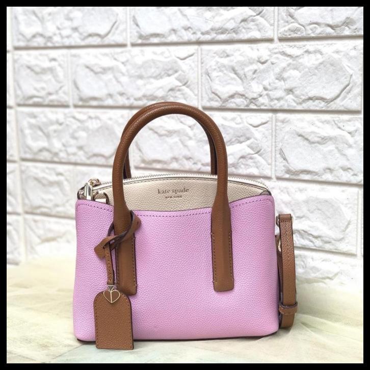 Bag Canvas - Tas Katespade Mini Margaux Canvas Sweet Pea Multi Asli