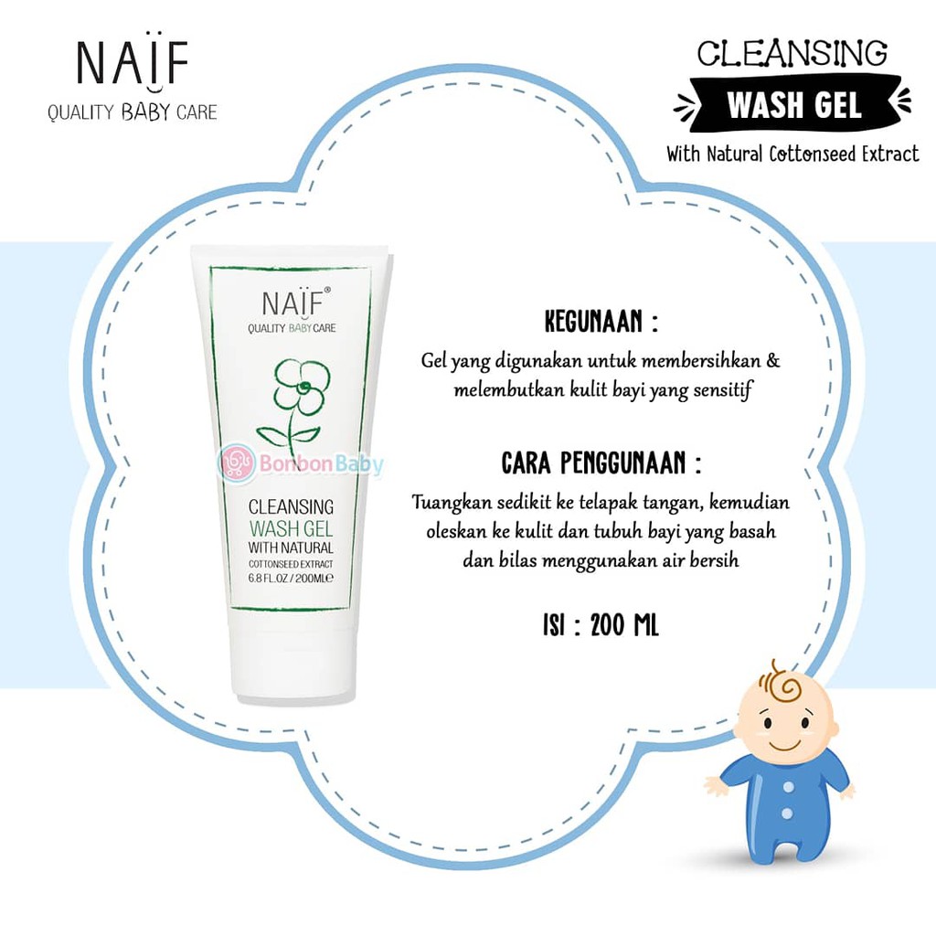 Naif Cleansing Wash Gel ( Baby )