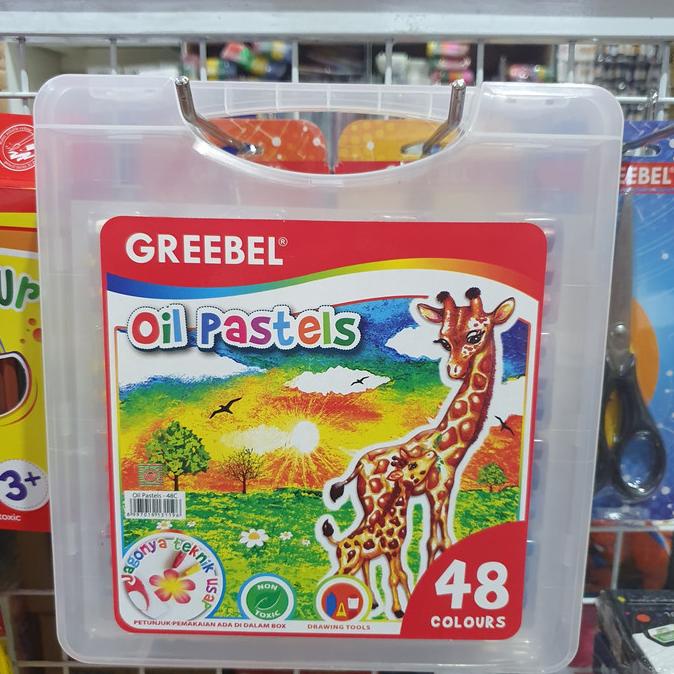

Crayon GREEBEL Oil Pastels 48 Warna