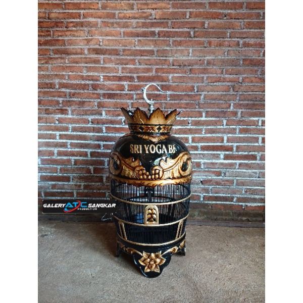 sangkar perkutut jati ukir