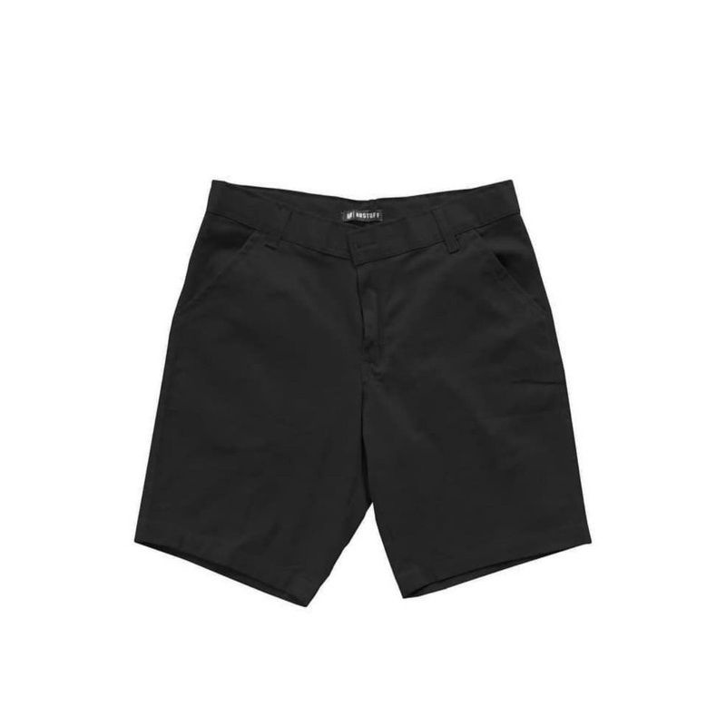 CELANA PENDEK CELANA CARGO CELANA JANGKIS CELANA CHINOS CELANA PRIA SEPANJANG MASA-Hitam