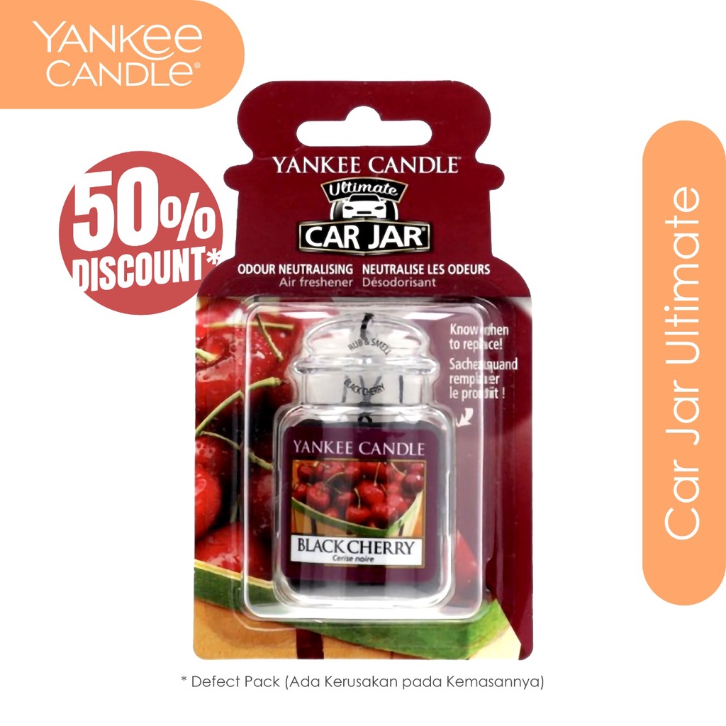 Yankee Candle - Car Jar Black Cherry  (Defect Pack)
