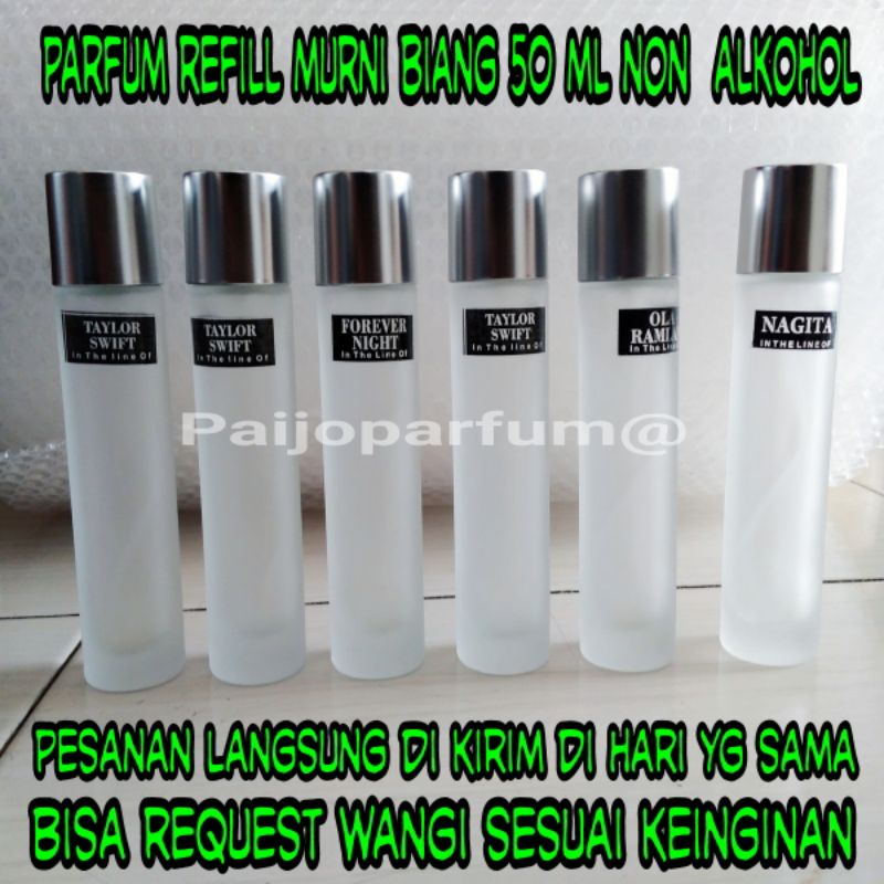 PARFUM REFILL MURNI BIANG 50 ML NON ALKOHOL