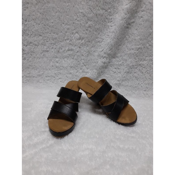 Obermain Wedges|| sendal wanita murah|| wedges murah|| sandal preloved