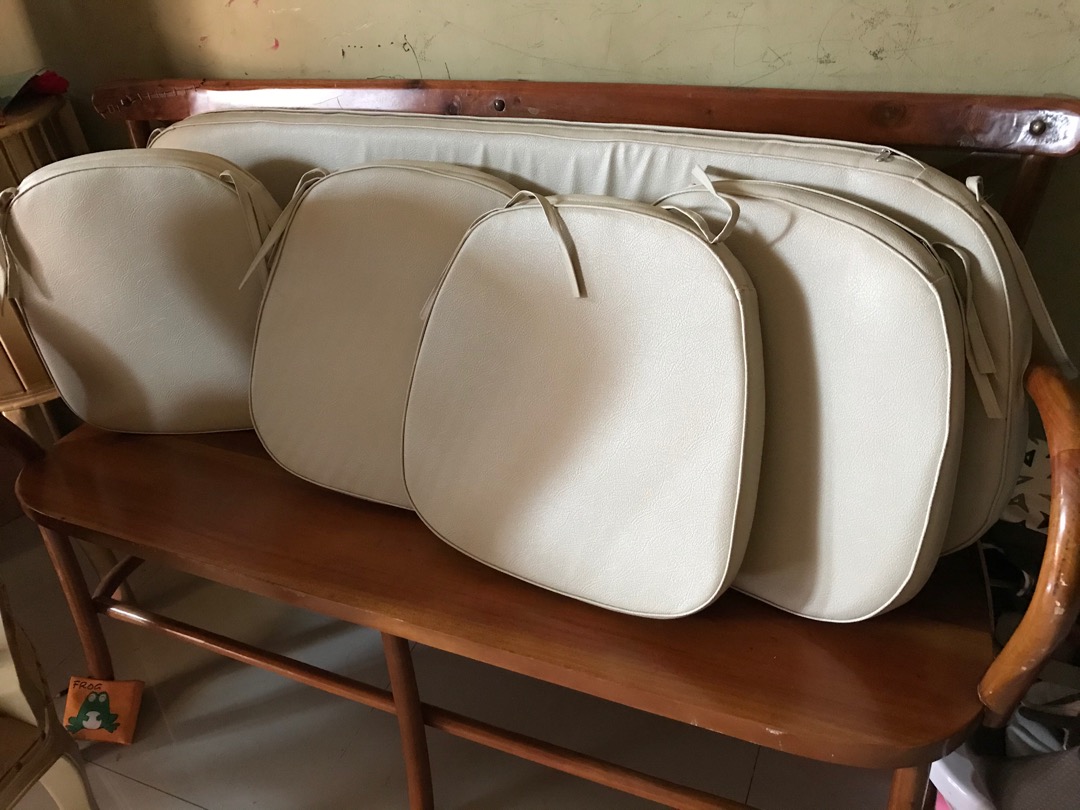 Sarung +isi Busa Jok Bantalan Kursi,,harga Formasi 2 Dudukan Tebal 5 Cm-