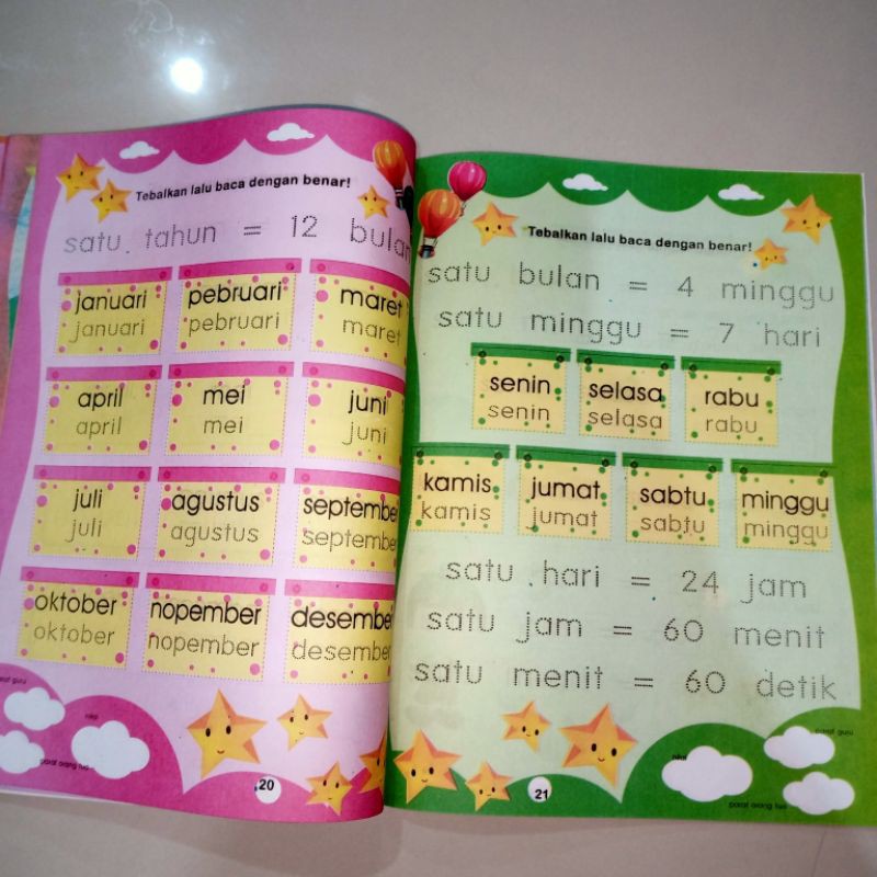 buku pandai belajar calistung full colour 48 halaman (21×28cm)