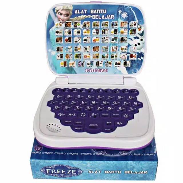 Laptop mainan anak 4bahasa/mainan edukasi