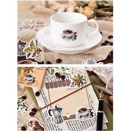 Label Stickers - Coffee Lovers (45pcs )