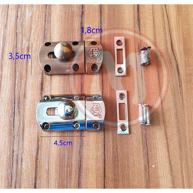 Slot Pintu 5cm / Grendel Pintu kodok 2 inch Merk ELT / Kunci tambahan