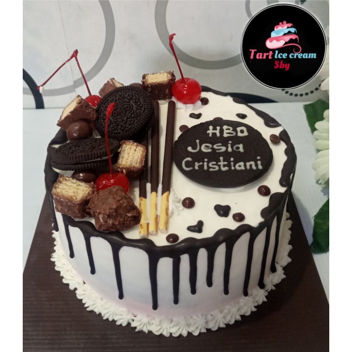 

tart es krim murah...100% terbuat dari ice cream tanpa kue