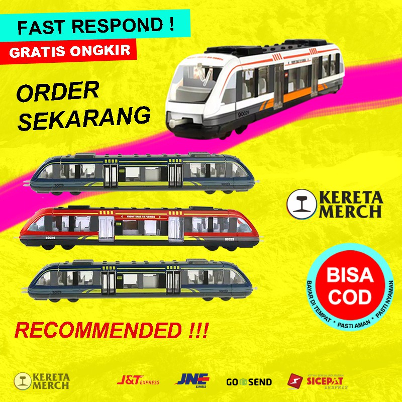 DIECAST KERETA API MINIATUR KERETA API TRAIN TOYS KADO MAINAN ANAK LAKI-LAKI - R009