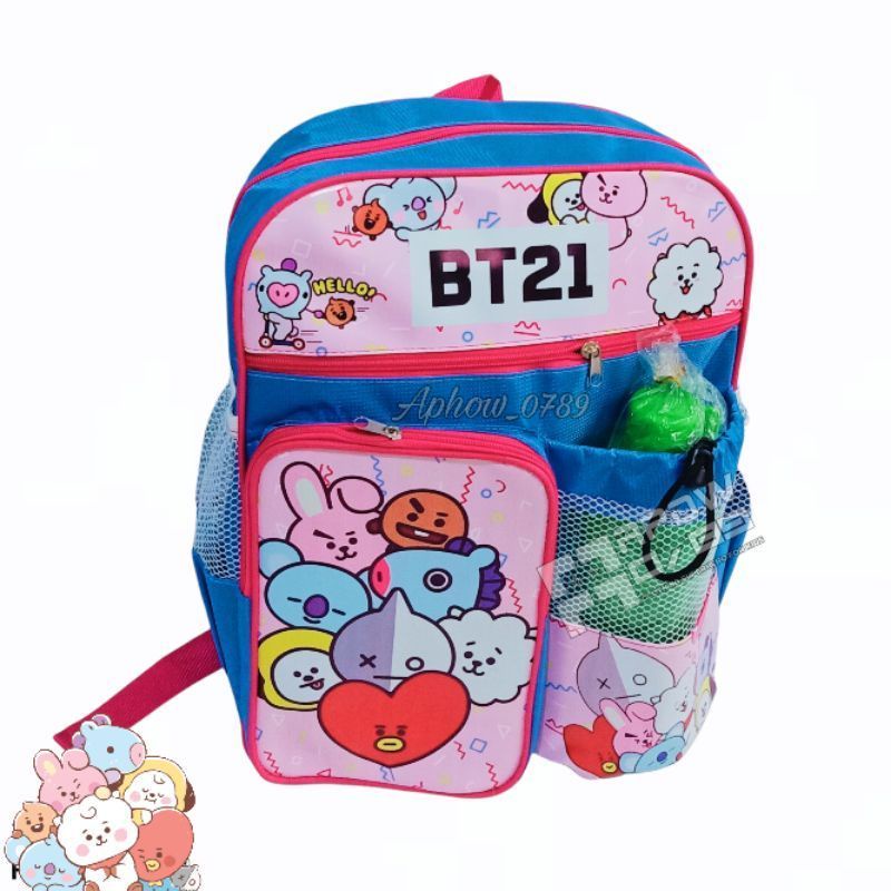 Tas Ransel Anak Perempuan | Ransel sekolah anak TK-SD | Tas anak Karakter Kartun Terbaru | Free Botol Minuman