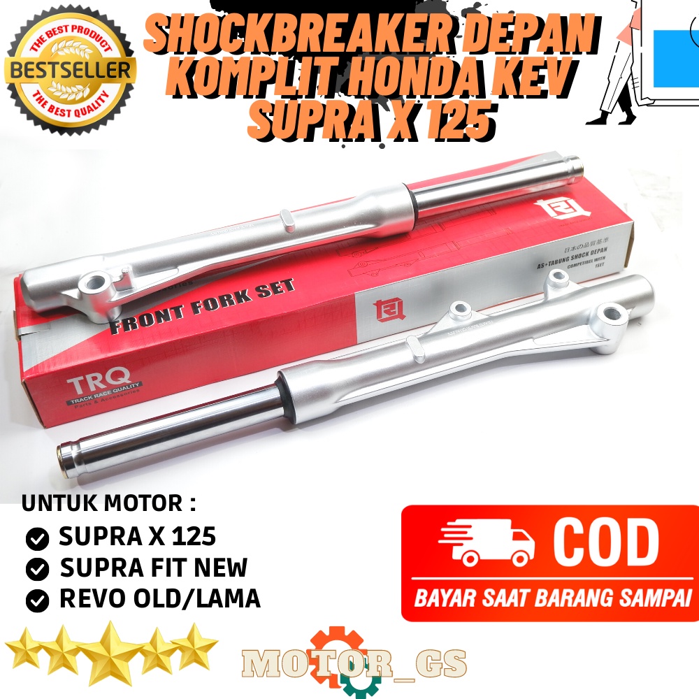 Shockbreaker Depan Assy Honda Supra / As Shock Depan Plus Tabung Honda Supra fit new, Supra X 125 & 