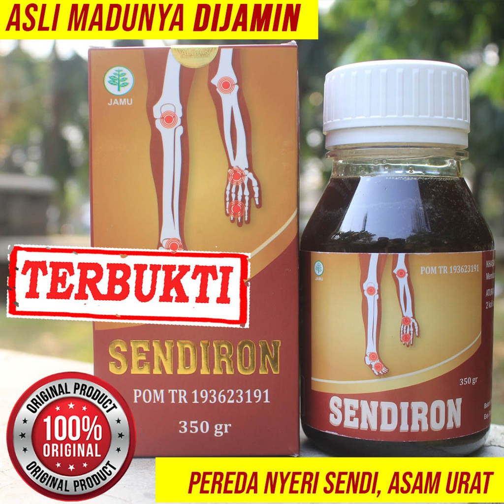 

SENDIRON ASLI MADUNYA DIJAMIN, Pereda Nyeri Sendi, BPOM, 350gr