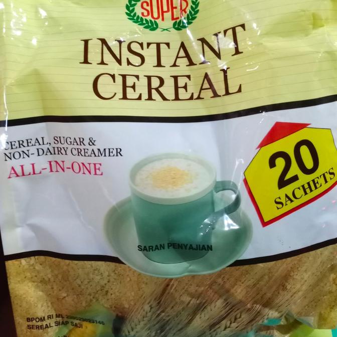 

Promo Awal tahun Cereal Instant Super 20 sachet Promo Awal tahun
