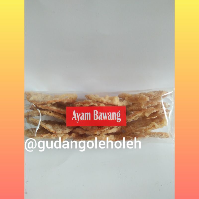 

KERIPIK TEMPE RASA AYAM BAWANG 100 GRAM