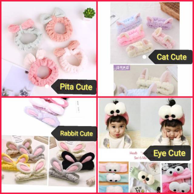 Bandana Cute Anak / Remaja Fluffy Import