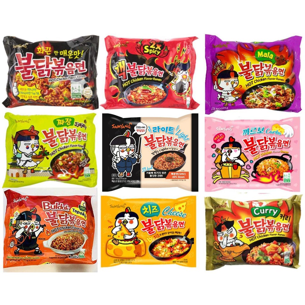 Jual Samyang Buldak Jjajang Samyang Buldak Carbonara Samyang Buldak 