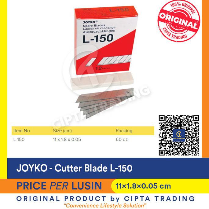 

[[BISA COD]] Isi Cutter - Joyko - L-150 (12 tubes x 5 cutters)