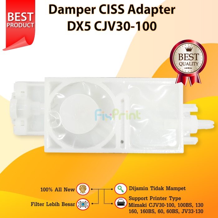 Damper CISS Adapter DTF DTG DX5 Printer Mimaki CJV30-100 CJV30-100BS CJV30-130 CJV30-130BS