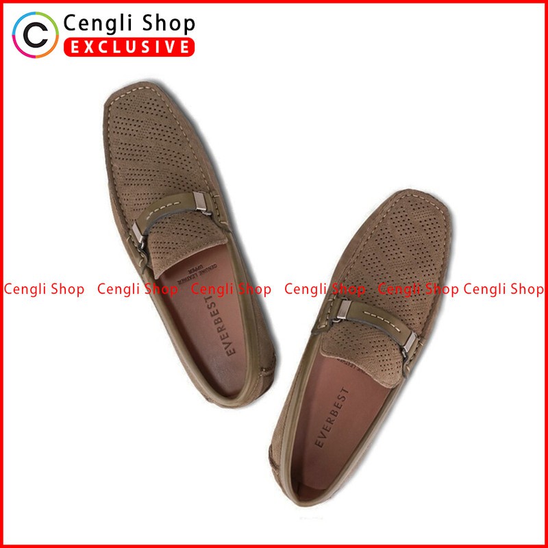 SEPATU EVERBEST PRIA TERBARU ORIGINAL PANSUS LOAFER COKLAT EVEM144